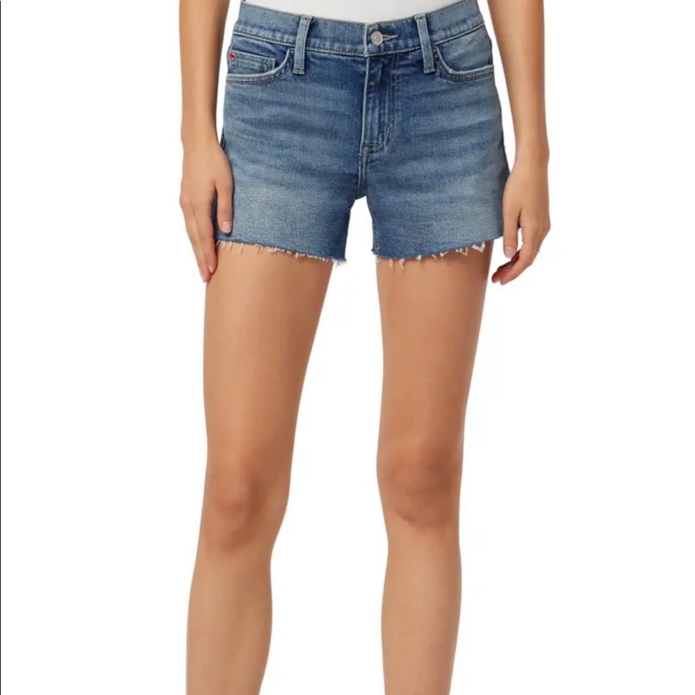 Hudson Jeans Gracie Cut-Off Shorts Mid Rise Casablanca. Size 28